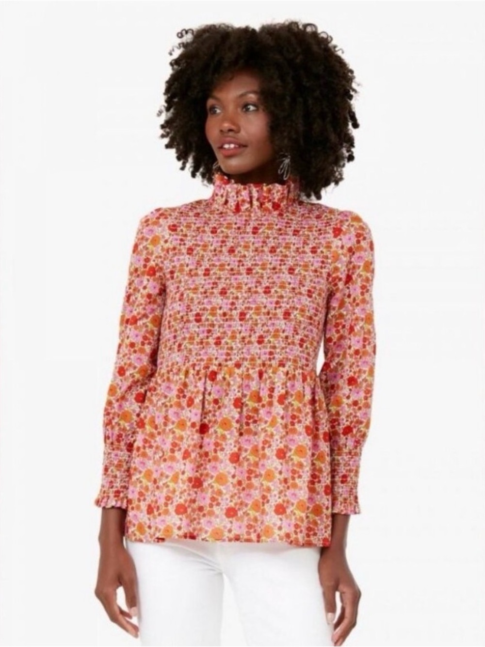 Tuckernuck | Rowen Blouse in Blushing Bouquet, 100% Cotton